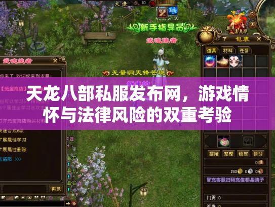 天龙八部私服发布网，游戏情怀与法律风险的双重考验