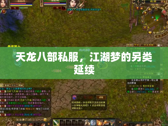 天龙八部私服，江湖梦的另类延续
