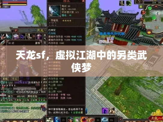 天龙sf，虚拟江湖中的另类武侠梦