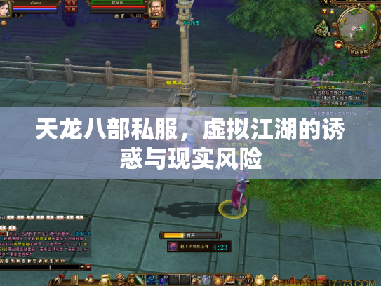 天龙八部私服，虚拟江湖的诱惑与现实风险