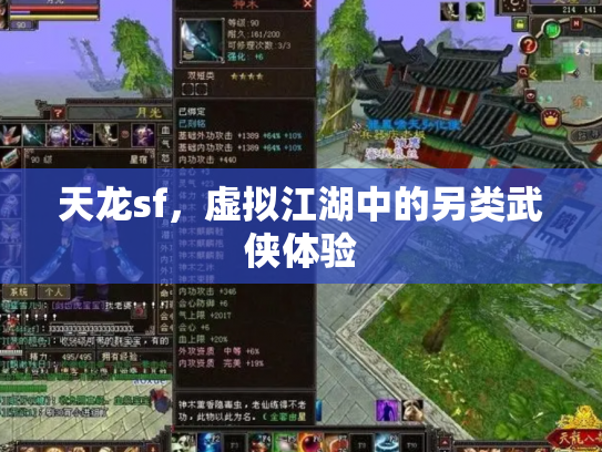 天龙sf，虚拟江湖中的另类武侠体验