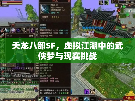 天龙八部SF，虚拟江湖中的武侠梦与现实挑战
