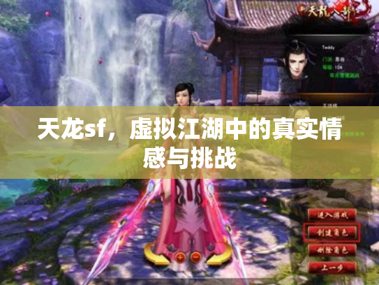天龙sf，虚拟江湖中的真实情感与挑战