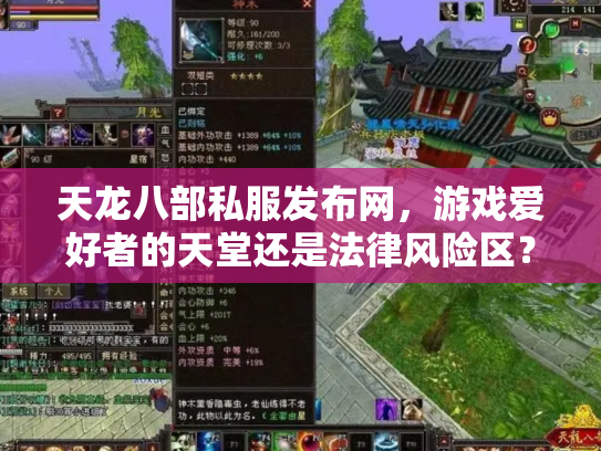 天龙八部私服发布网，游戏爱好者的天堂还是法律风险区？