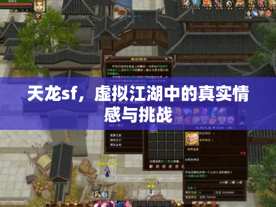 天龙sf，虚拟江湖中的真实情感与挑战
