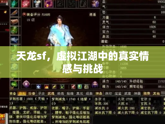 天龙sf，虚拟江湖中的真实情感与挑战