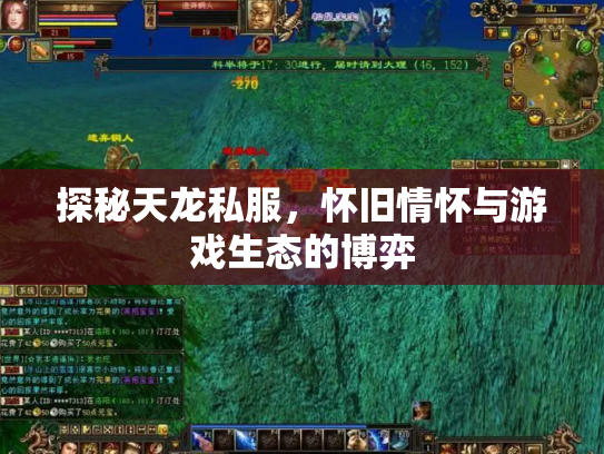 探秘天龙私服，怀旧情怀与游戏生态的博弈