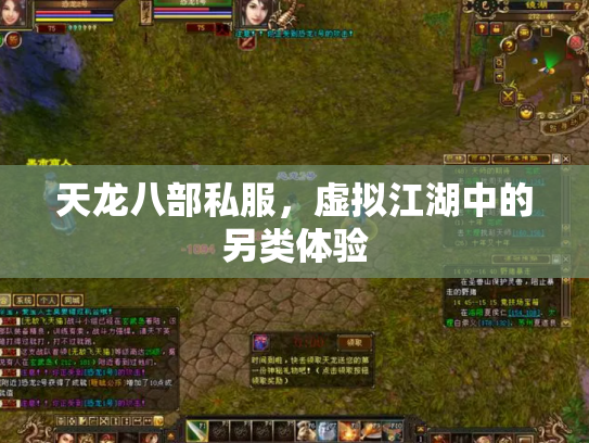 天龙八部私服，虚拟江湖中的另类体验