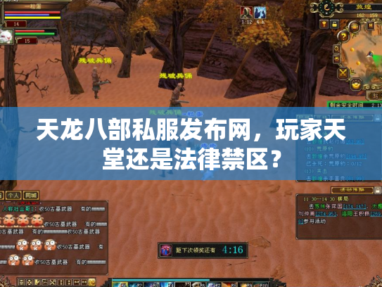 天龙八部私服发布网，玩家天堂还是法律禁区？