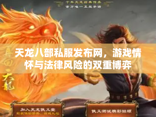 天龙八部私服发布网，游戏情怀与法律风险的双重博弈
