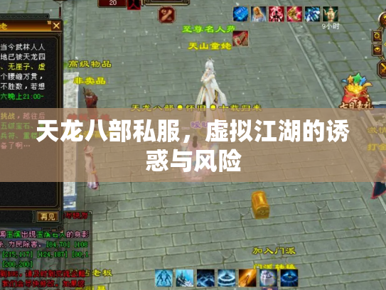 天龙八部私服，虚拟江湖的诱惑与风险