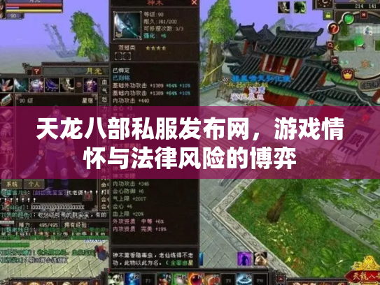 天龙八部私服发布网，游戏情怀与法律风险的博弈