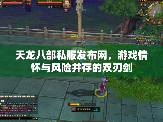 天龙八部私服发布网，游戏情怀与风险并存的双刃剑