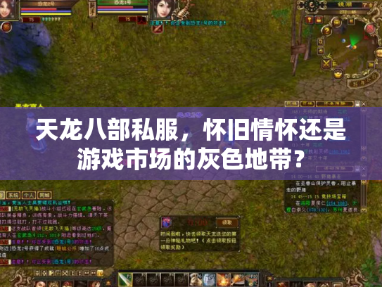 天龙八部私服，怀旧情怀还是游戏市场的灰色地带？