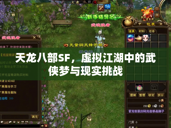 天龙八部SF，虚拟江湖中的武侠梦与现实挑战