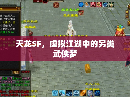 天龙SF，虚拟江湖中的另类武侠梦