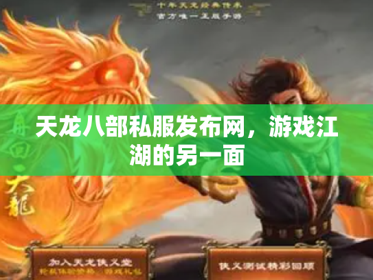 天龙八部私服发布网，游戏江湖的另一面