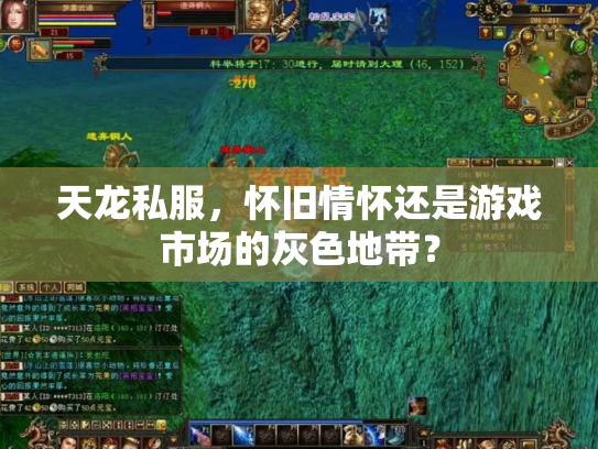 天龙私服，怀旧情怀还是游戏市场的灰色地带？
