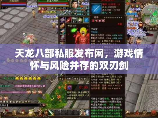 天龙八部私服发布网，游戏情怀与风险并存的双刃剑