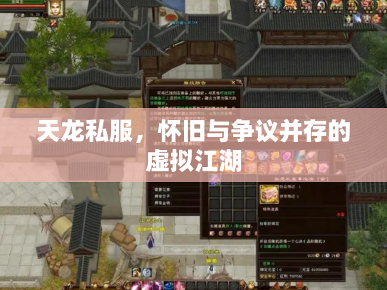 天龙私服，怀旧与争议并存的虚拟江湖