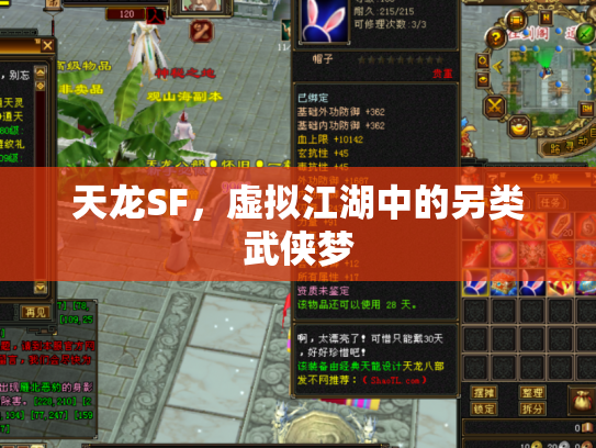 天龙SF，虚拟江湖中的另类武侠梦