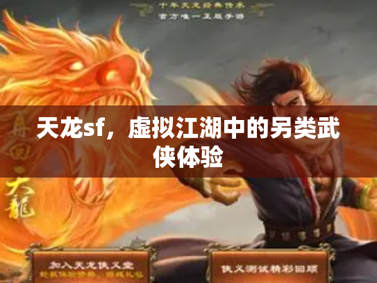 天龙sf，虚拟江湖中的另类武侠体验