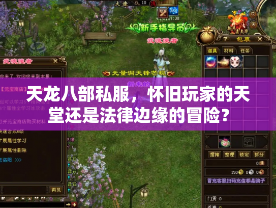 天龙八部私服，怀旧玩家的天堂还是法律边缘的冒险？