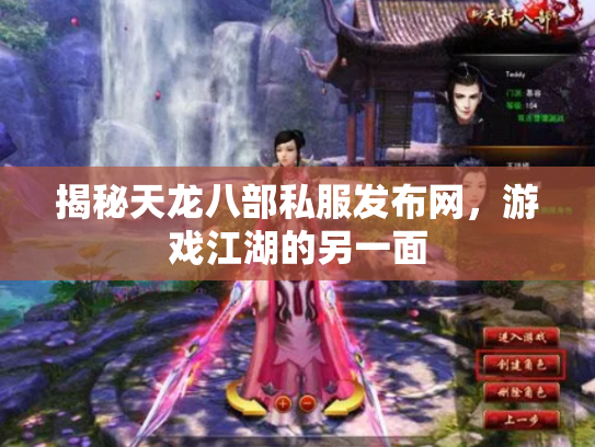 揭秘天龙八部私服发布网，游戏江湖的另一面