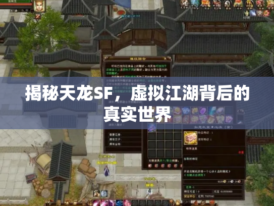 揭秘天龙SF，虚拟江湖背后的真实世界