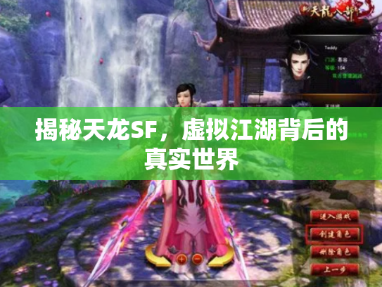 揭秘天龙SF，虚拟江湖背后的真实世界