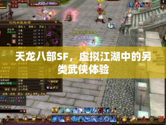 天龙八部SF，虚拟江湖中的另类武侠体验