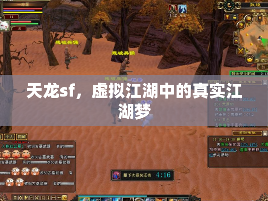 天龙sf，虚拟江湖中的真实江湖梦