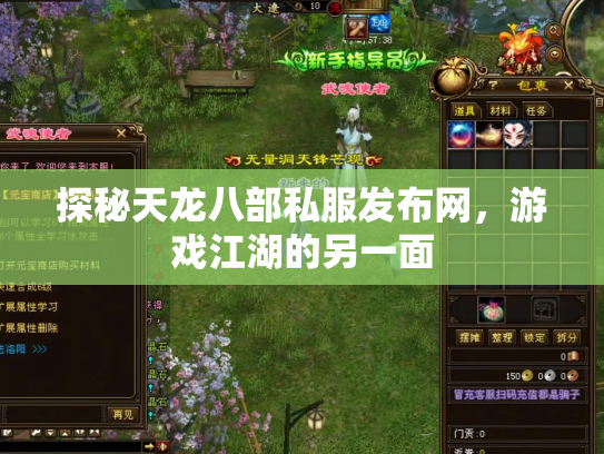 探秘天龙八部私服发布网，游戏江湖的另一面