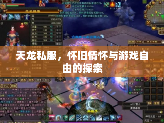 天龙私服，怀旧情怀与游戏自由的探索