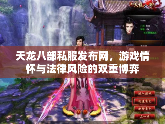 天龙八部私服发布网，游戏情怀与法律风险的双重博弈