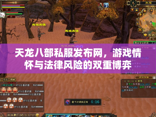 天龙八部私服发布网，游戏情怀与法律风险的双重博弈