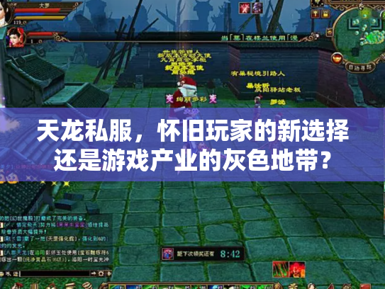 天龙私服，怀旧玩家的新选择还是游戏产业的灰色地带？