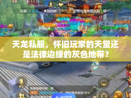 天龙私服，怀旧玩家的天堂还是法律边缘的灰色地带？