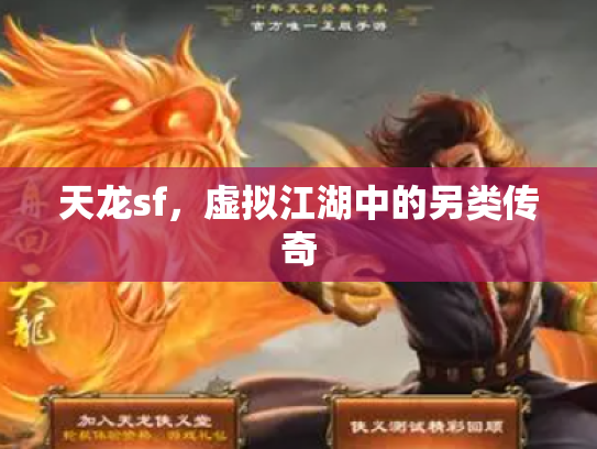 天龙sf，虚拟江湖中的另类传奇