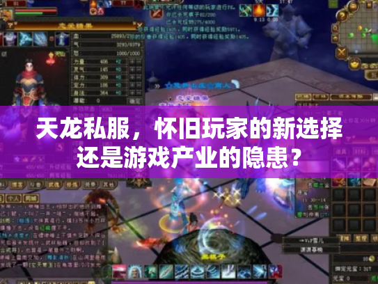 天龙私服，怀旧玩家的新选择还是游戏产业的隐患？