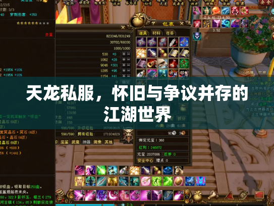天龙私服，怀旧与争议并存的江湖世界