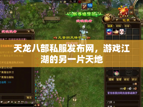 天龙八部私服发布网，游戏江湖的另一片天地