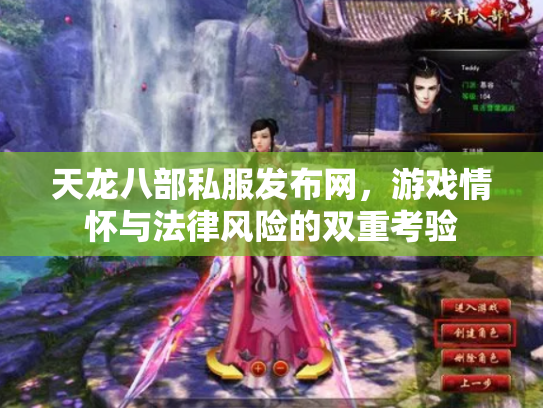 天龙八部私服发布网，游戏情怀与法律风险的双重考验