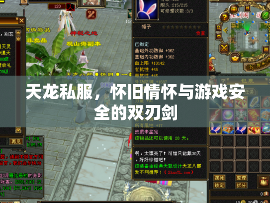 天龙私服，怀旧情怀与游戏安全的双刃剑