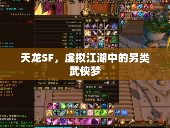 天龙SF，虚拟江湖中的另类武侠梦