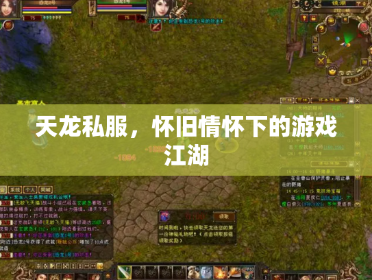 天龙私服，怀旧情怀下的游戏江湖