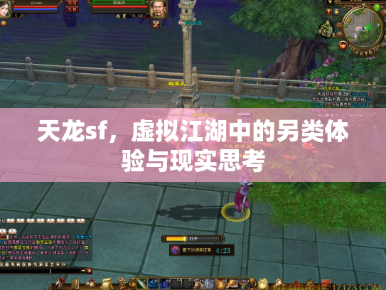天龙sf，虚拟江湖中的另类体验与现实思考