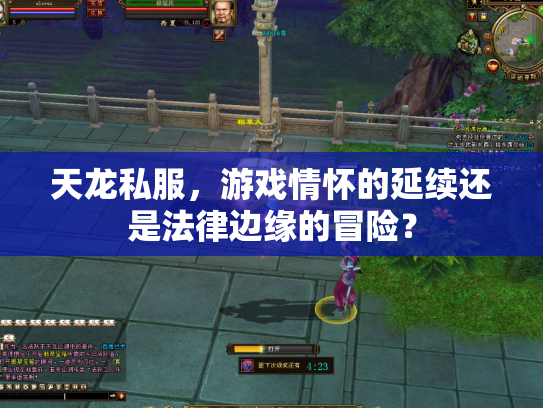 天龙私服，游戏情怀的延续还是法律边缘的冒险？