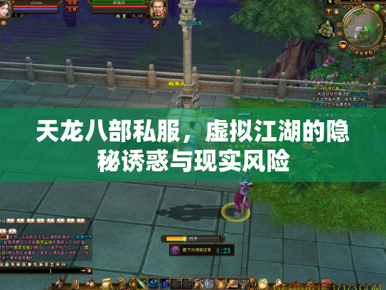 天龙八部私服，虚拟江湖的隐秘诱惑与现实风险