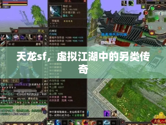 天龙sf，虚拟江湖中的另类传奇
